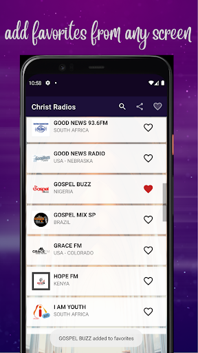 Christian Radios: Global Taste Screen 3