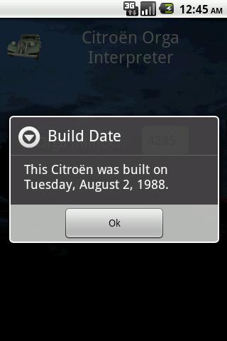 Citroen Orga Interpreter Screen 2