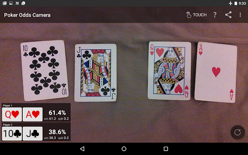 Poker Odds Camera Calculator screenshots 7
