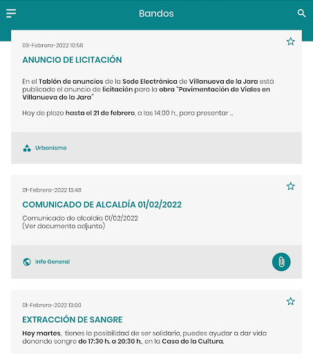 Villanueva de la Jara Informa Screen 2