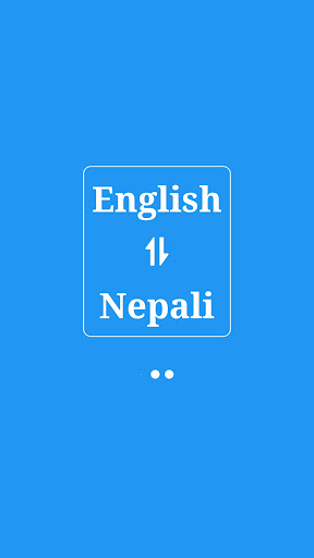 Nepali English Translator Screen 3