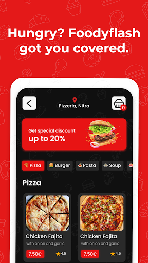 FoodyFlash - Food on your way! Screen 2