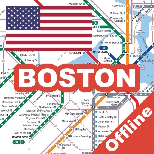 Boston Subway Map Travel Guide Download on Windows