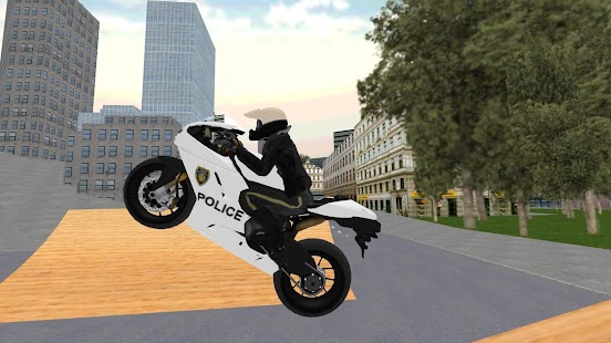 Police Motorbike Simulator 3D Screenshot
