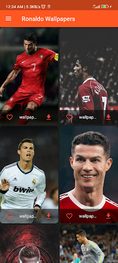 Android application Ronaldo Wallpapers 2023 HD screenshort