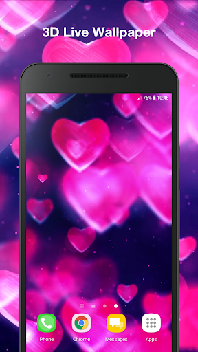 Android application Glitter Live Wallpaper screenshort
