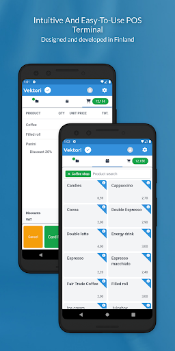 Android application Vektori POS screenshort