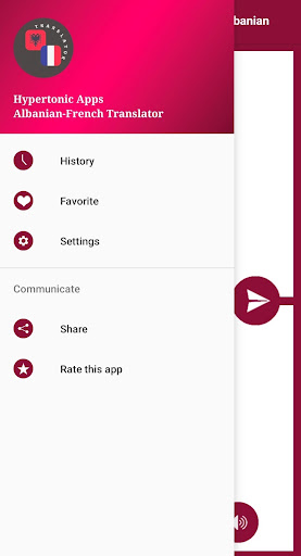 Albanian - French Translator Screen 3