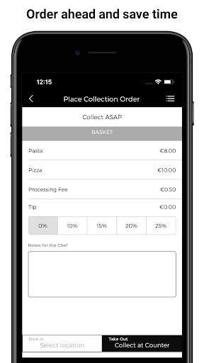 Marsellas Churchtown App Screen 3