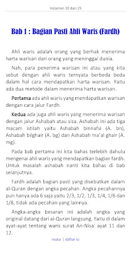 Mengetahui Bagian Ahli Waris Screen 2