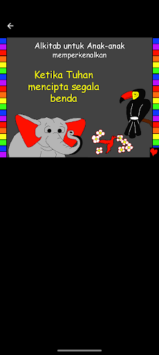 Android application Malay Bible Stories screenshort