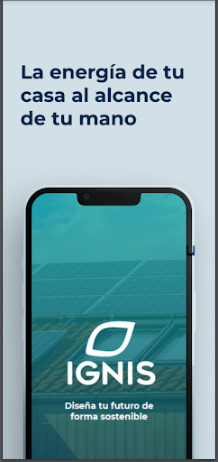 Android application IGNIS Energía screenshort