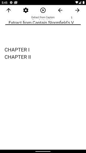 Android application Book, Extract from Captain Sto screenshort
