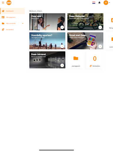 Daan informatie Screen 3