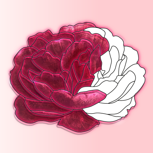 Flowers Adult Coloring Book  Icon