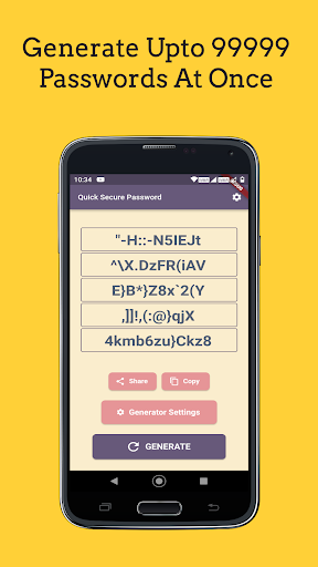 Screenshot of Secure Password Generator