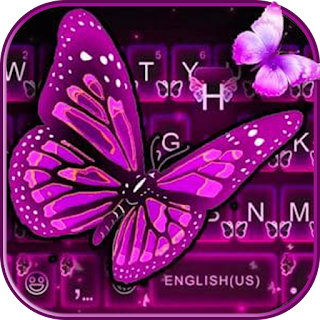 Flash Butterfly Keyboard Theme