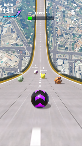 Android application Racing Ball Master 3D screenshort