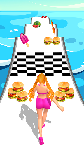 Body race hair challenge fat 2 fit girl game 3d
