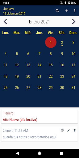 Calendario Perú 2024 Screen 2