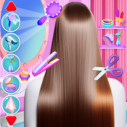 「時尚辮子髮型沙龍-女孩遊戲」圖示圖片