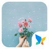 Pink Flowers 91 Launcher Theme icon