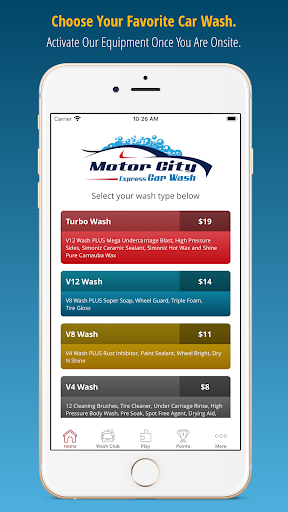 Motor City Express Car Wash Screen 2