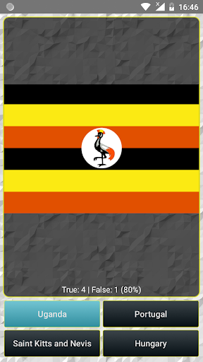 World Flags Quiz Screen 2