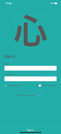 Android application Kokoro Health and Fitness screenshort