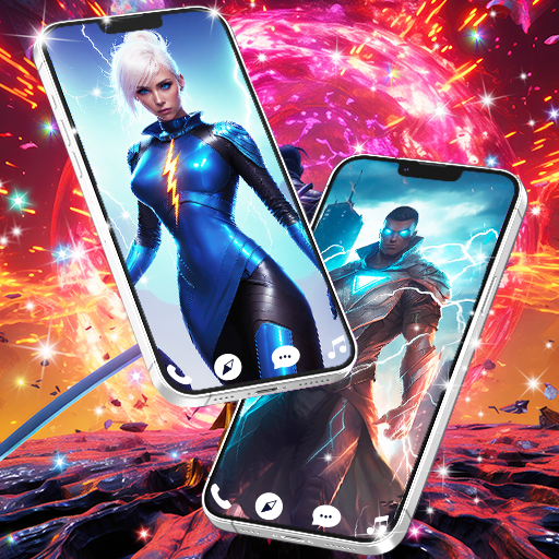 Superhero AI wallpapers logo