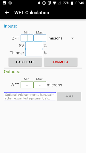 PaintCalc PRO Screen 2
