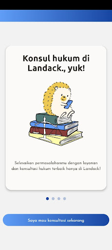 Android application Landack. screenshort