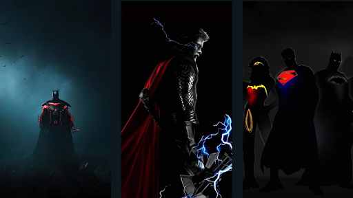 Superheroes Battle Wallpaper Screen 2