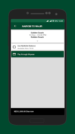 Golden Coach Screen 3
