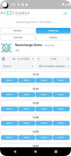 Nexxchange Golf Screenshot 2 - AppWisp.com
