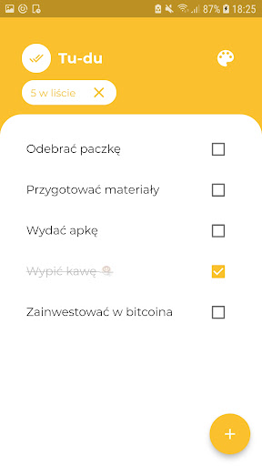 Android application Tudu screenshort