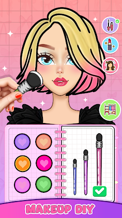 Game screenshot DIY Paper Doll Dress up Story apk download