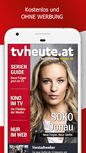 Android application tvheute TV-Programm Österreich screenshort