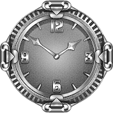 Silver Clock widget icon