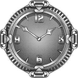 תמונת סמל Silver Clock widget
