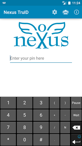 Android application Nexus TruID screenshort