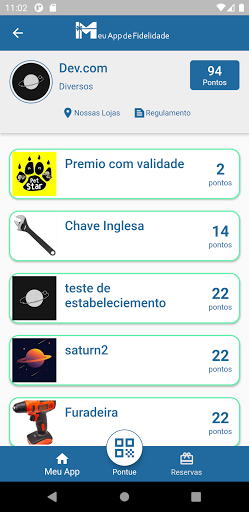 Meu App de Fidelidade Screen 2