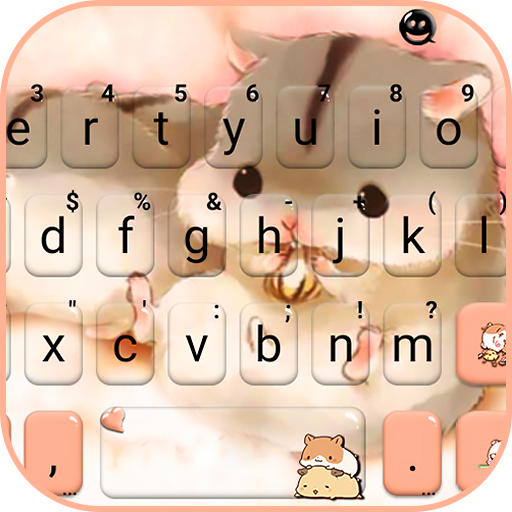 Cute Furry Hamsters Keyboard Theme
