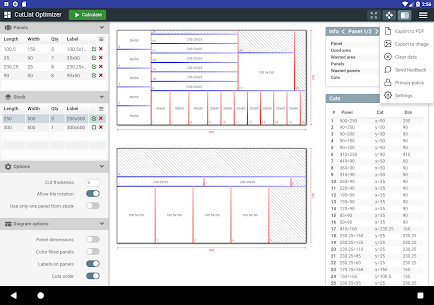 CutList Optimizer MOD APK (Pro ontgrendeld) 4