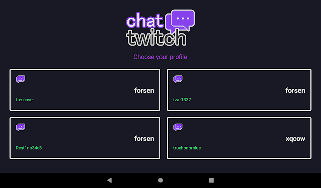 Chat bot twitch Example Chatbot