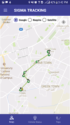 Sigma App Tracking World Screen 2
