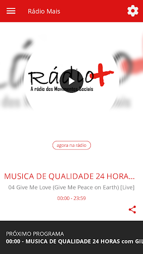 Android application Rádio Mais screenshort