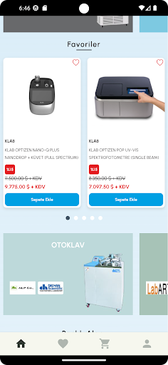 Android application ART LABORTEKNİK screenshort