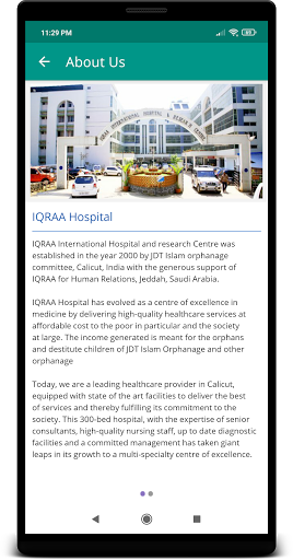 IQRAA Hospital Screen 2