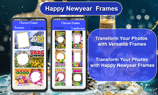 Android application Happy Newyear Photo Frames screenshort